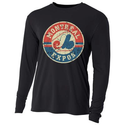 Montreal Expos Cooling Performance Long Sleeve Crew