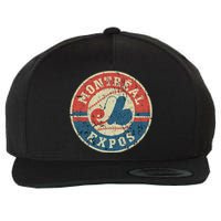 Montreal Expos Wool Snapback Cap