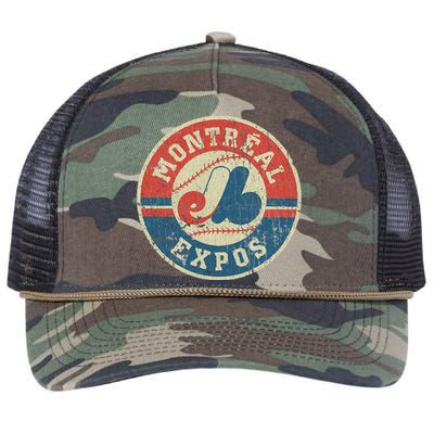 Montreal Expos Retro Rope Trucker Hat Cap