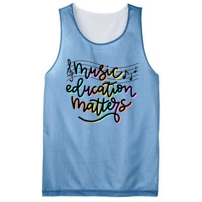 Music Education Matters Music Teacher Appreciation Mesh Reversible Basketball Jersey Tank