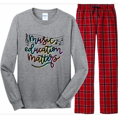 Music Education Matters Music Teacher Appreciation Long Sleeve Pajama Set