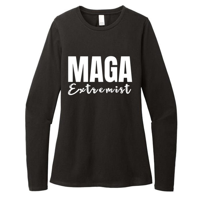 Maga Extremist Womens CVC Long Sleeve Shirt