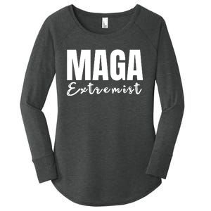 Maga Extremist Women's Perfect Tri Tunic Long Sleeve Shirt