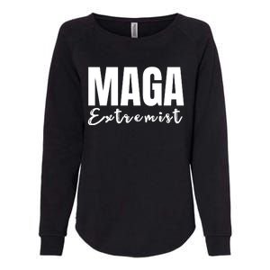 Maga Extremist Womens California Wash Sweatshirt