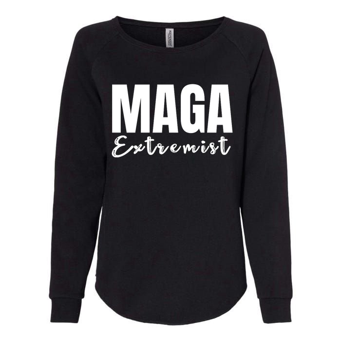 Maga Extremist Womens California Wash Sweatshirt