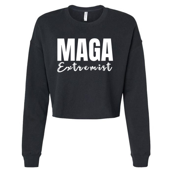 Maga Extremist Cropped Pullover Crew