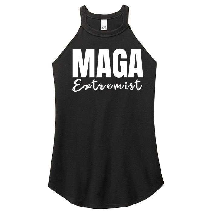 Maga Extremist Women's Perfect Tri Rocker Tank