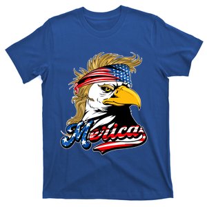 Merica Eagle Mullet 4th Of July Usa American Flag Gift T-Shirt