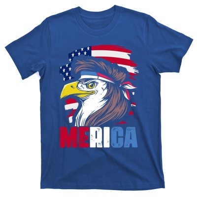 Merica Eagle Mullet 4th Of July For American Patriots Gift T-Shirt