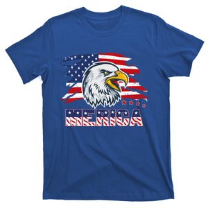 Merica Eagle Mullet Independence 4th Of July American Flag Great Gift T-Shirt