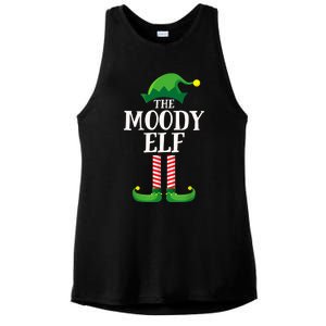 Moody Elf Matching Family Group Christmas Party Ladies PosiCharge Tri-Blend Wicking Tank