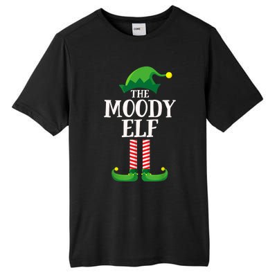 Moody Elf Matching Family Group Christmas Party Tall Fusion ChromaSoft Performance T-Shirt