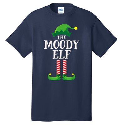 Moody Elf Matching Family Group Christmas Party Tall T-Shirt