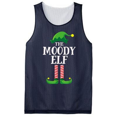 Moody Elf Matching Family Group Christmas Party Mesh Reversible Basketball Jersey Tank