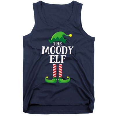 Moody Elf Matching Family Group Christmas Party Tank Top