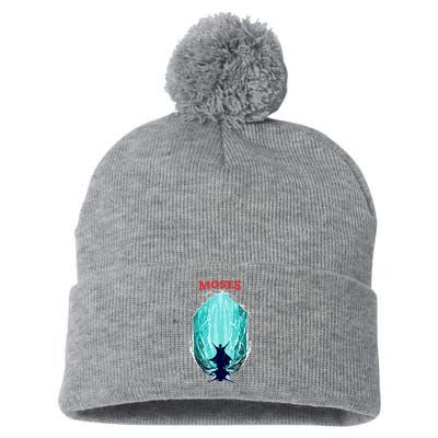 Moses Exodus Pom Pom 12in Knit Beanie