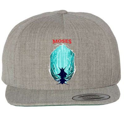 Moses Exodus Wool Snapback Cap