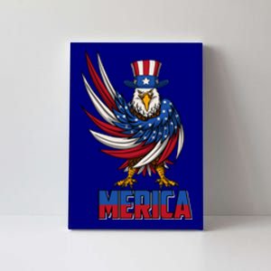 Merica Eagle Mullet 4th Of July American Flag Usa Gift Canvas