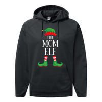 Mom Elf Matching Group Xmas Funny Family Christmas Performance Fleece Hoodie