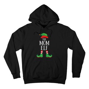 Mom Elf Matching Group Xmas Funny Family Christmas Hoodie