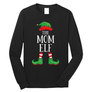 Mom Elf Matching Group Xmas Funny Family Christmas Long Sleeve Shirt