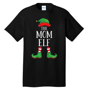 Mom Elf Matching Group Xmas Funny Family Christmas Tall T-Shirt