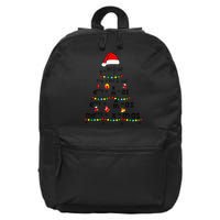 Math Equation Merry Xmas Funny Math Teacher Christmas Humor 16 in Basic Backpack