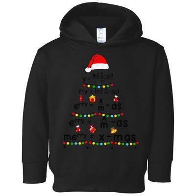 Math Equation Merry Xmas Funny Math Teacher Christmas Humor Toddler Hoodie