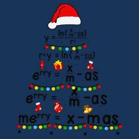 Math Equation Merry Xmas Funny Math Teacher Christmas Humor Infant Baby Jersey Bodysuit