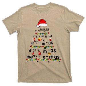 Math Equation Merry Xmas Funny Math Teacher Christmas Humor T-Shirt