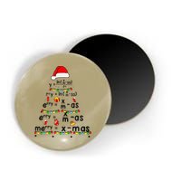 Math Equation Merry Xmas Funny Math Teacher Christmas Humor Magnet