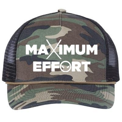 Maximum Effort Retro Rope Trucker Hat Cap