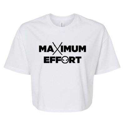 Maximum Effort Bella+Canvas Jersey Crop Tee