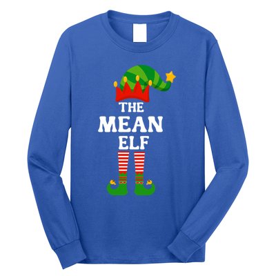 Mean Elf Matching Family Group Christmas Funny Gift Cool Gift Long Sleeve Shirt