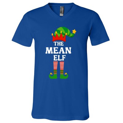 Mean Elf Matching Family Group Christmas Funny Gift Cool Gift V-Neck T-Shirt