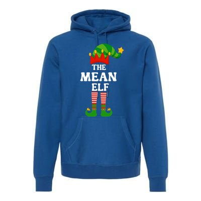 Mean Elf Matching Family Group Christmas Funny Gift Cool Gift Premium Hoodie