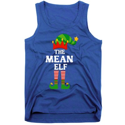 Mean Elf Matching Family Group Christmas Funny Gift Cool Gift Tank Top