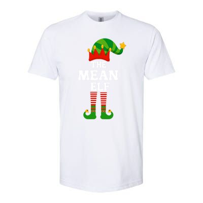 Mean Elf Matching Family Group Christmas Funny Gift Cool Gift Softstyle CVC T-Shirt