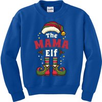 Mama Elf Mother Christmas Matching Family Gift Kids Sweatshirt