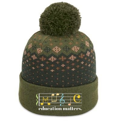 Music Education Matters Composer Musician Music Teacher The Baniff Cuffed Pom Beanie