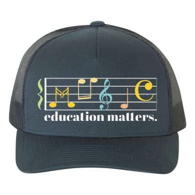 Music Education Matters Composer Musician Music Teacher Yupoong Adult 5-Panel Trucker Hat