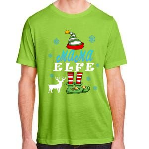 Mama Elf Mother Elf Christmas Elf Christmas Cool Gift Adult ChromaSoft Performance T-Shirt