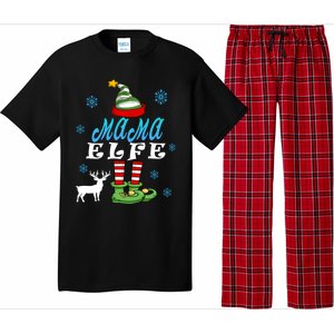 Mama Elf Mother Elf Christmas Elf Christmas Cool Gift Pajama Set