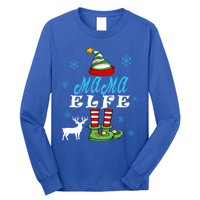 Mama Elf Mother Elf Christmas Elf Christmas Cool Gift Long Sleeve Shirt