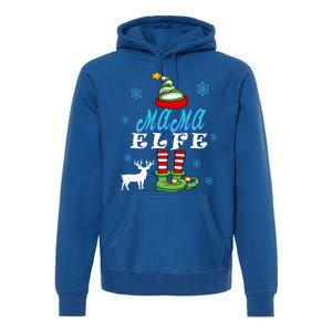 Mama Elf Mother Elf Christmas Elf Christmas Cool Gift Premium Hoodie