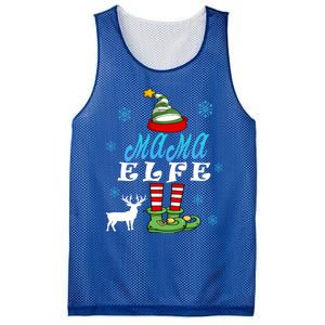 Mama Elf Mother Elf Christmas Elf Christmas Cool Gift Mesh Reversible Basketball Jersey Tank