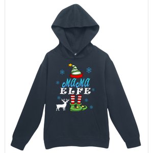 Mama Elf Mother Elf Christmas Elf Christmas Cool Gift Urban Pullover Hoodie