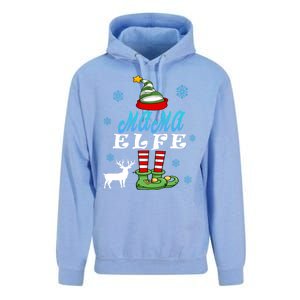 Mama Elf Mother Elf Christmas Elf Christmas Cool Gift Unisex Surf Hoodie