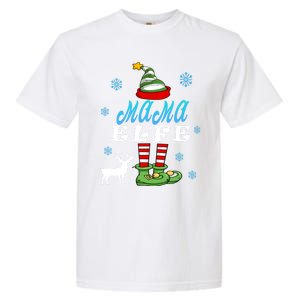 Mama Elf Mother Elf Christmas Elf Christmas Cool Gift Garment-Dyed Heavyweight T-Shirt