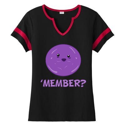 Member Berries 'Member? Funny Berry Meme Ladies Halftime Notch Neck Tee